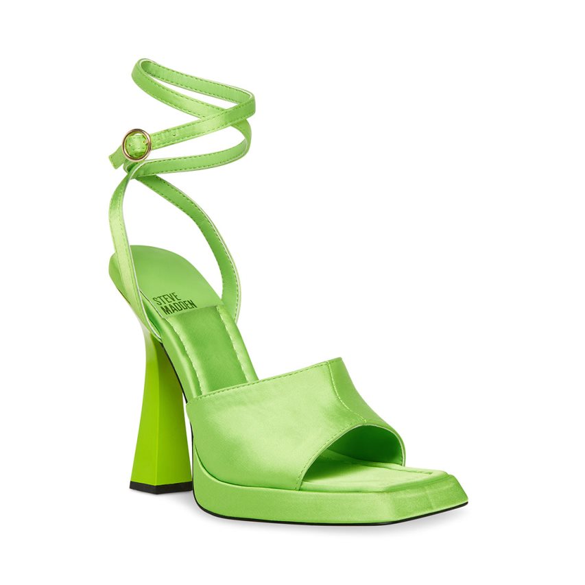 Sandalias Tacones Steve Madden Kendall Mujer Verde | ES ZH0329